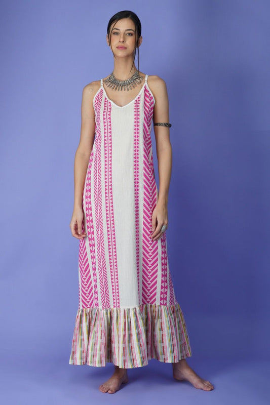 Boho printed long dress