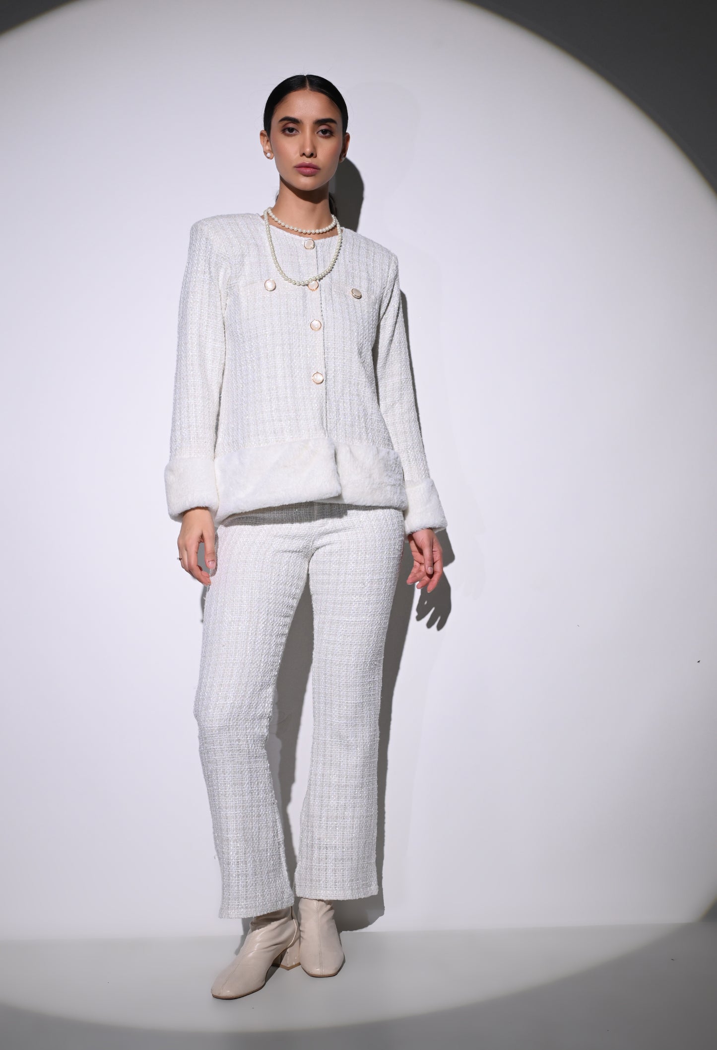 Vintage Pearl Jacket and Pant Set